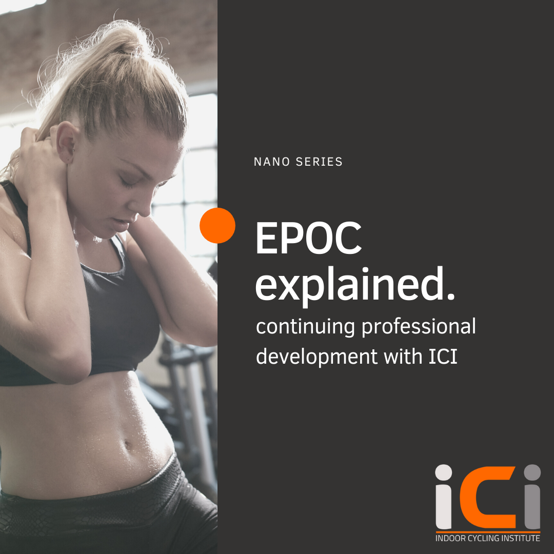 Instructor CPD at the Indoor Cycling Institute - EPOC explained