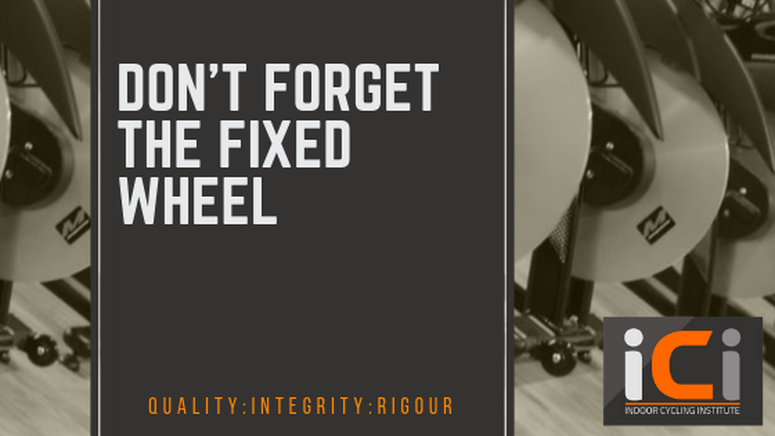 Fixed wheel. Indoor cycling CPD and training at the Indoor Cycling Institute UK