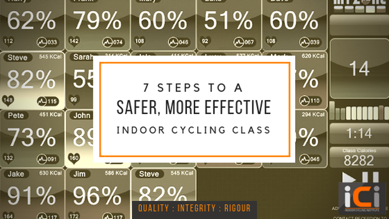7 steps to a safer, more effective indoor cycling class