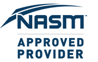 Recognised by the National Academy of Sports Medicine as an Approved Continuing Education Provider