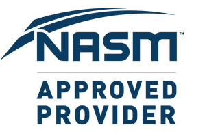 Recognised by the National Academy of Sports Medicine as an Approved Continuing Education Provider